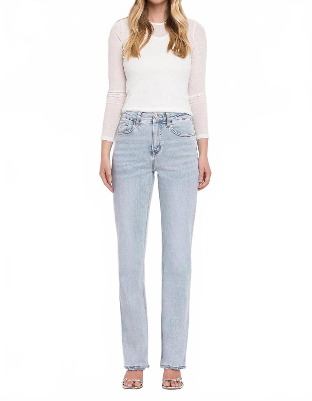 NEW LOVERVET 90's vintage super high rise straight jeans in wowing